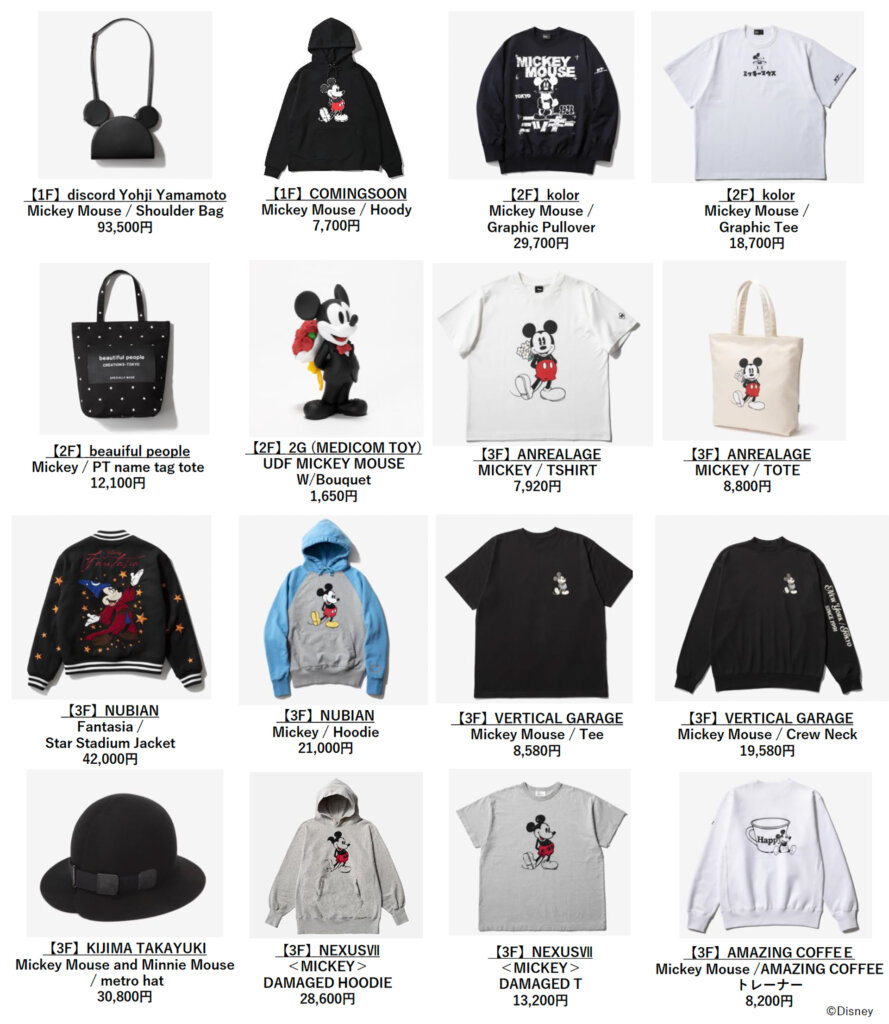 Mickey Mouse Birthday Collection 　渋谷パルコ
