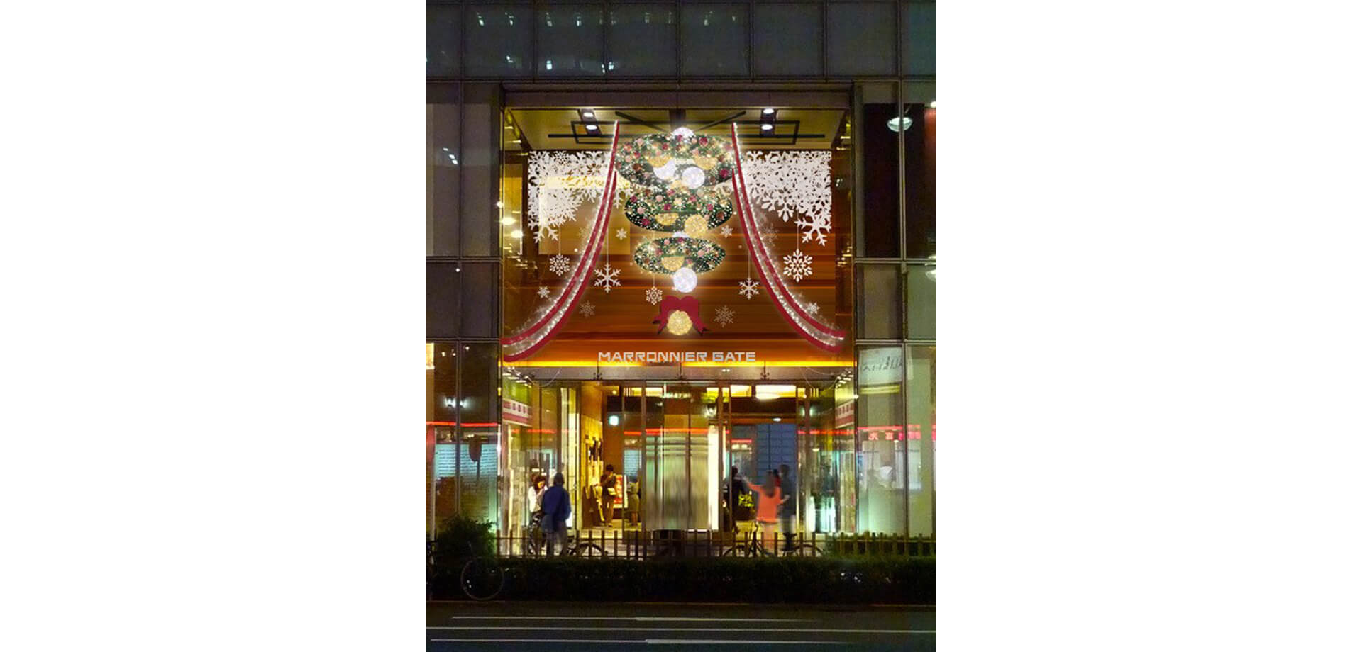 【マロニエゲート銀座1】クリスマスイルミネーション