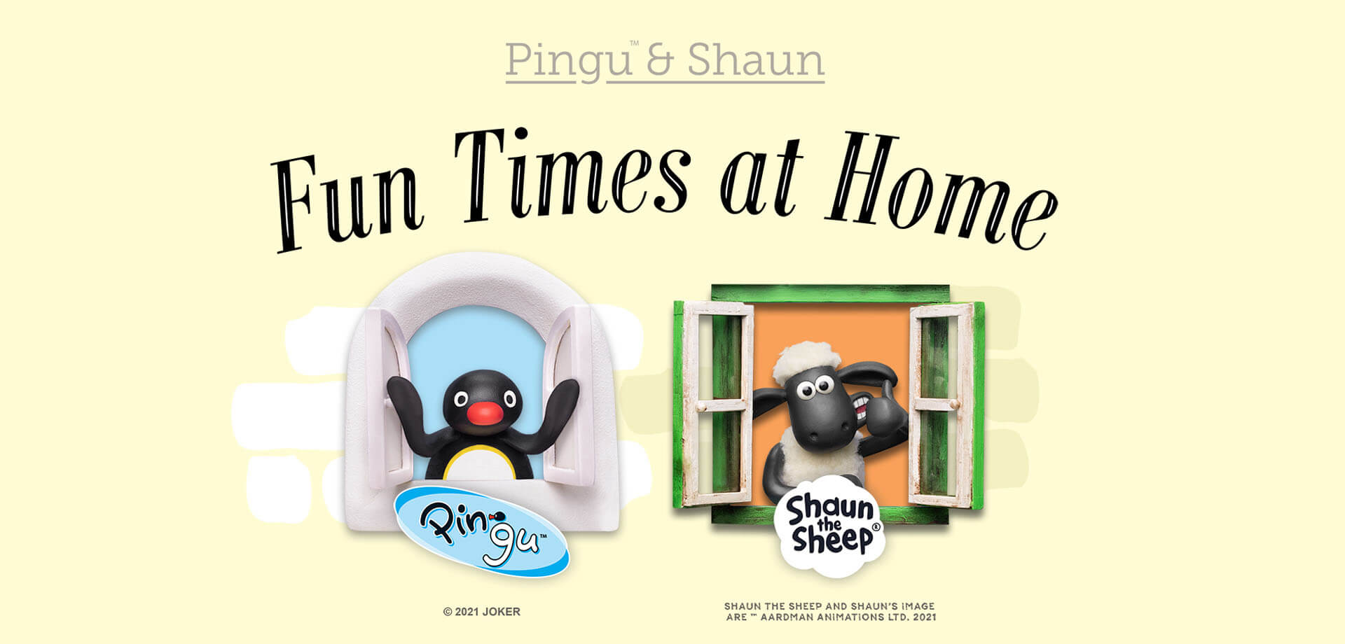 「ひつじのショーン」×「ピングー」 コラボ物販イベント 「Pingu ＆ Shaun Fun Times at Home」 そごう大宮店