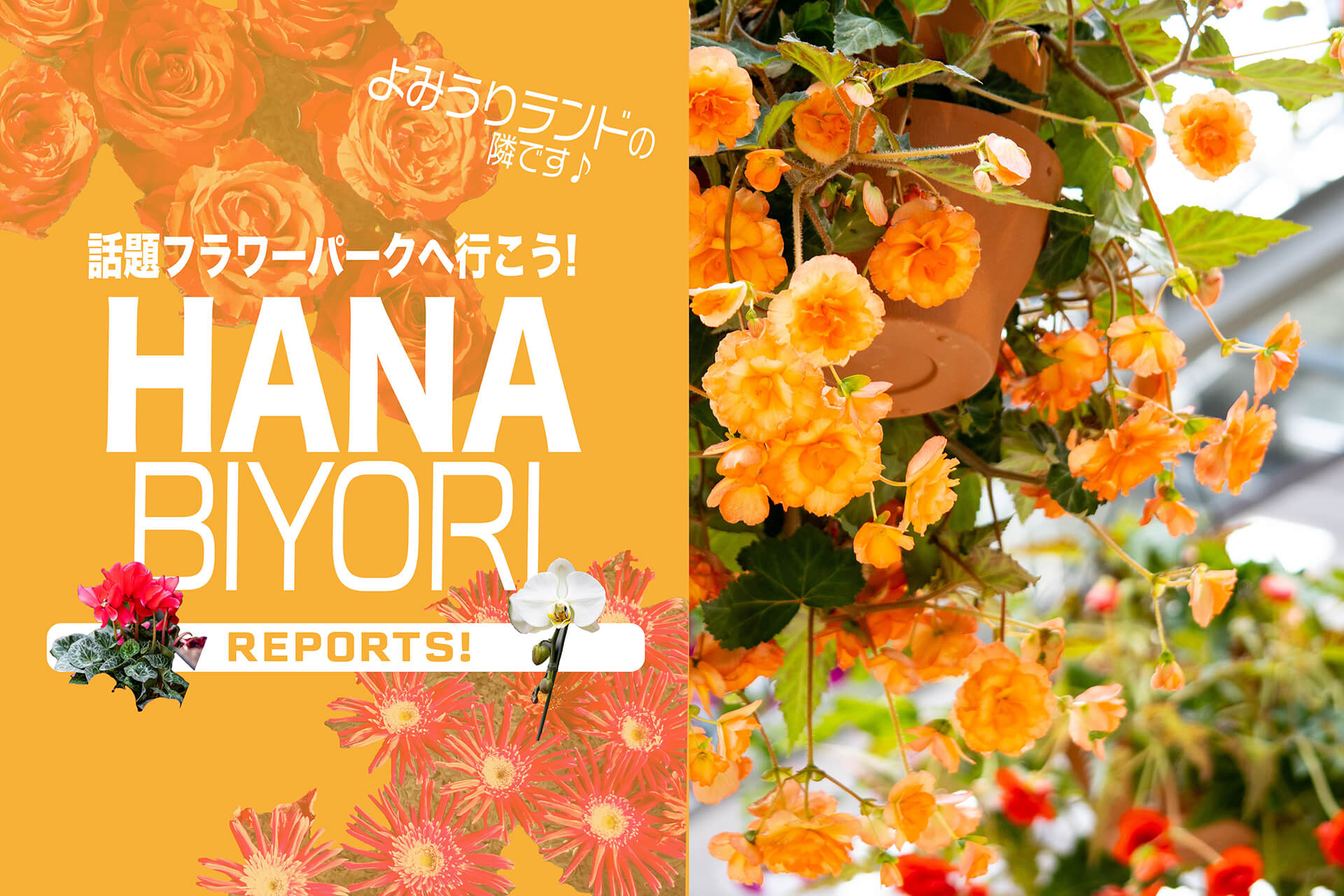 HANA・BIYORI』 花と自然に囲まれたなかで、ま〜ったり、の〜んびり