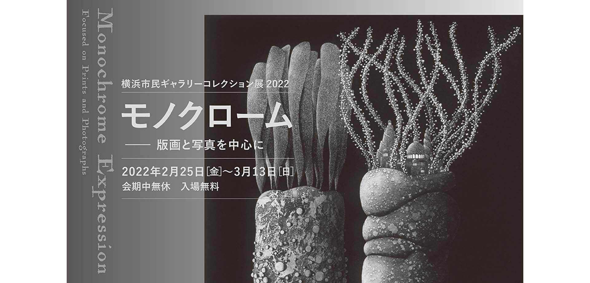 【横浜市民ギャラリー】「コレクション展2022 モノクローム ―版画と写真を中心に」
