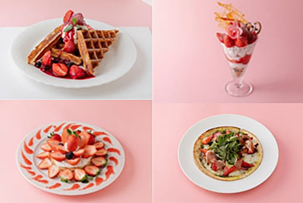 OZ横浜特集×飲食企画「ランドマークプラザで春を楽しむ、イチゴグルメフェア」