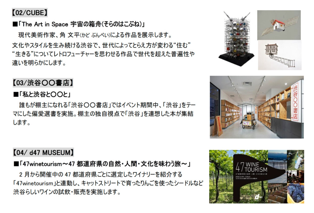 SHIBUYA WANDERING CRAFT 2022 渋谷ヒカリエ・クリエイティブスペース「8/」