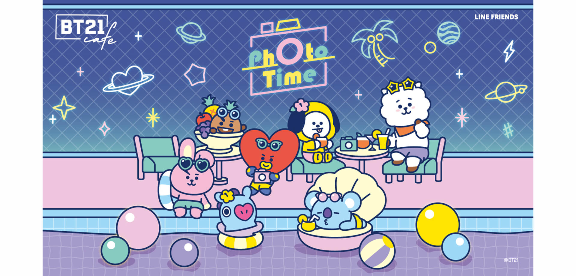 「BT21カフェ」第12弾～PHOTO TIME～