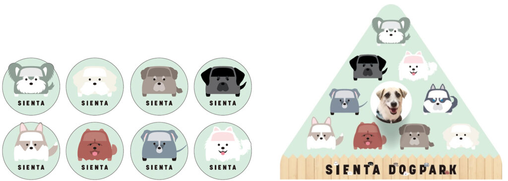 家族の相棒 SIENTA DOG PARK　アーバンドック ららぽーと豊洲 中庭シーサイドデッキ　トヨタ