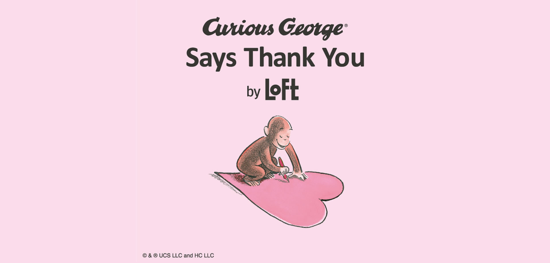 「おさるのジョージ」の限定雑貨コレクション「Curious George Says Thank You by LOFT」