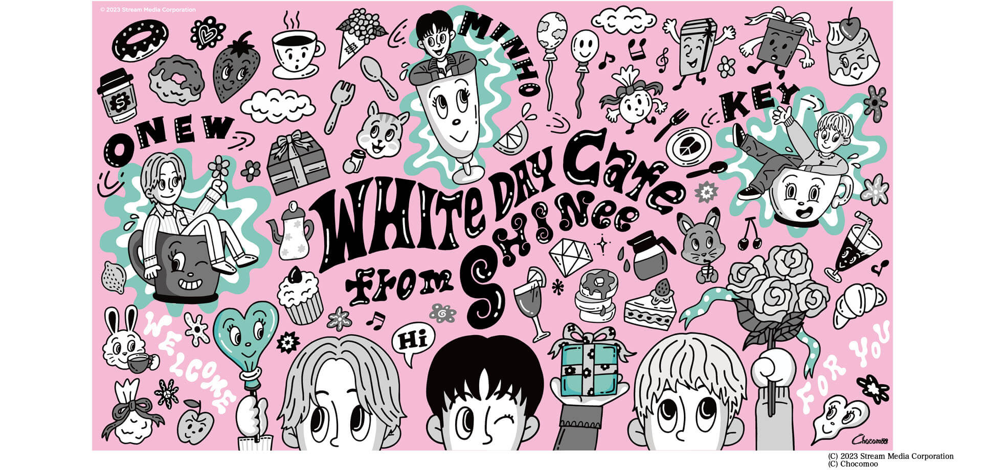 WHITE DAY Cafe from SHINee SHINee Chocomoo