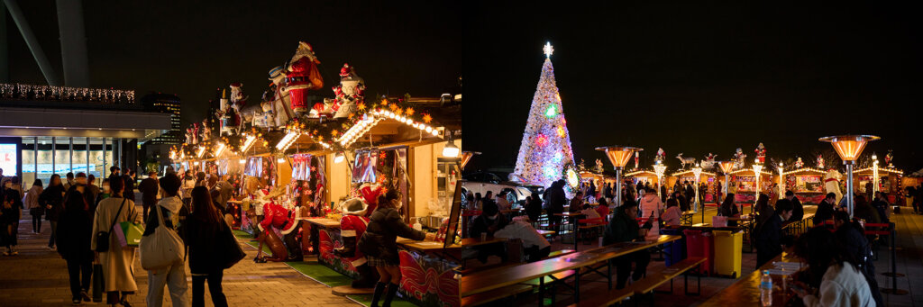 東京スカイツリータウンのクリスマスマーケット