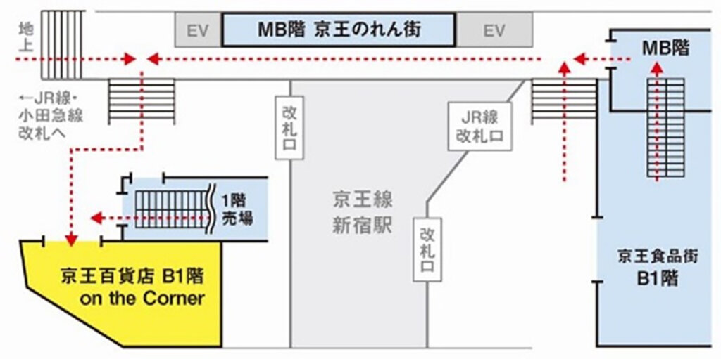 京王新宿駅イベント広場