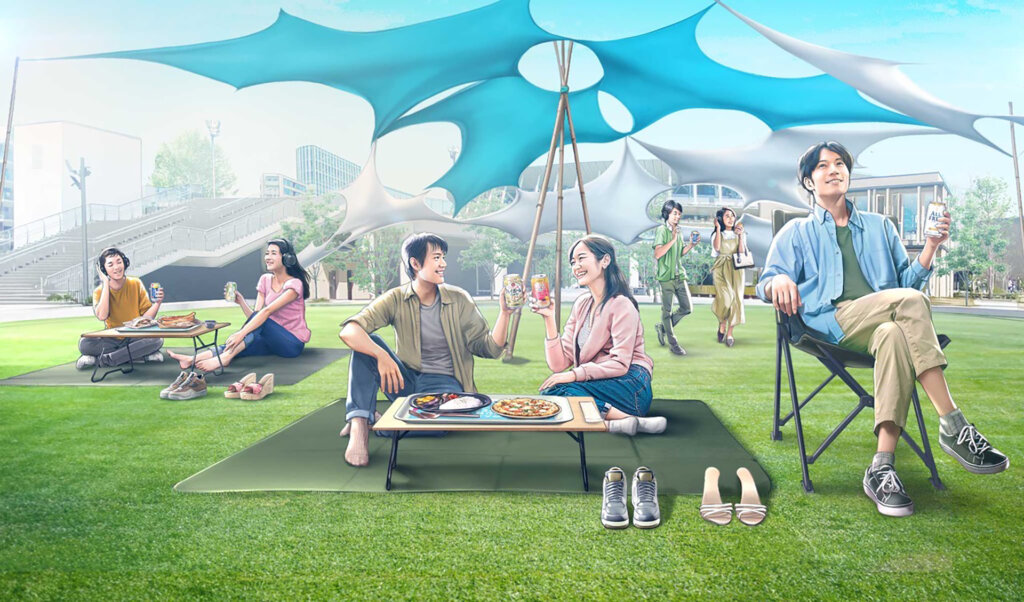 SKY PICNIC 都立明治公園　会場の様子