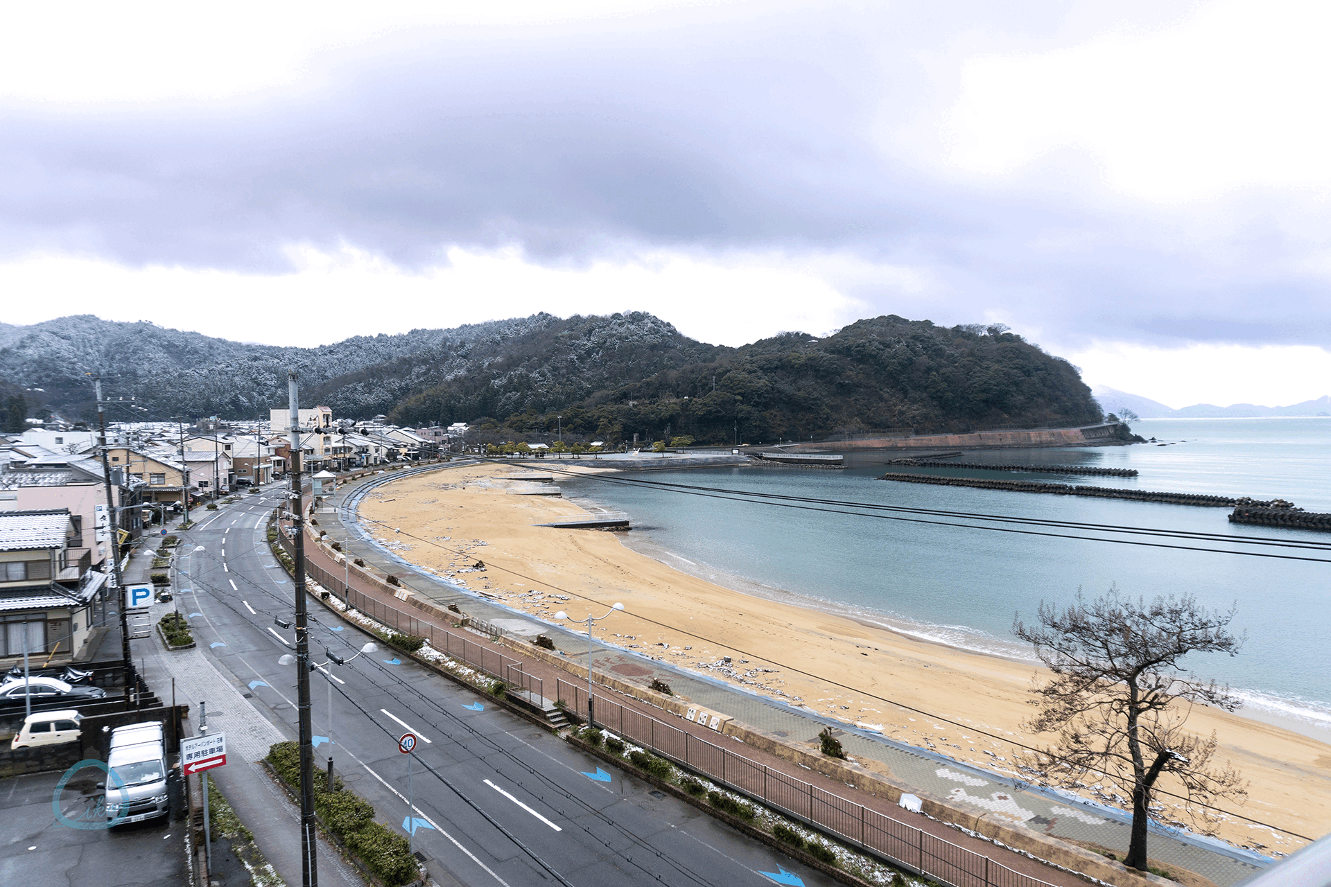 福井・若狭　小浜観光　ホテルアーバンポート　町の風景