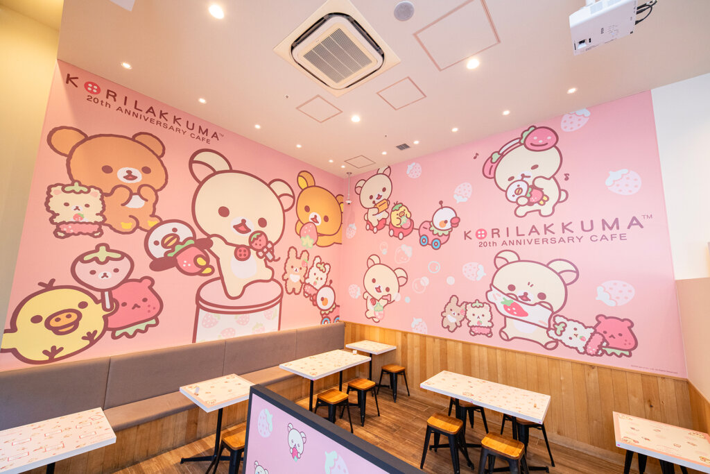 KORILAKKUMA 20th ANNIVERSARY CAFE　会場風景　