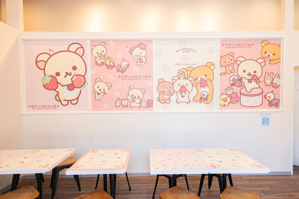 KORILAKKUMA 20th ANNIVERSARY CAFE　会場風景