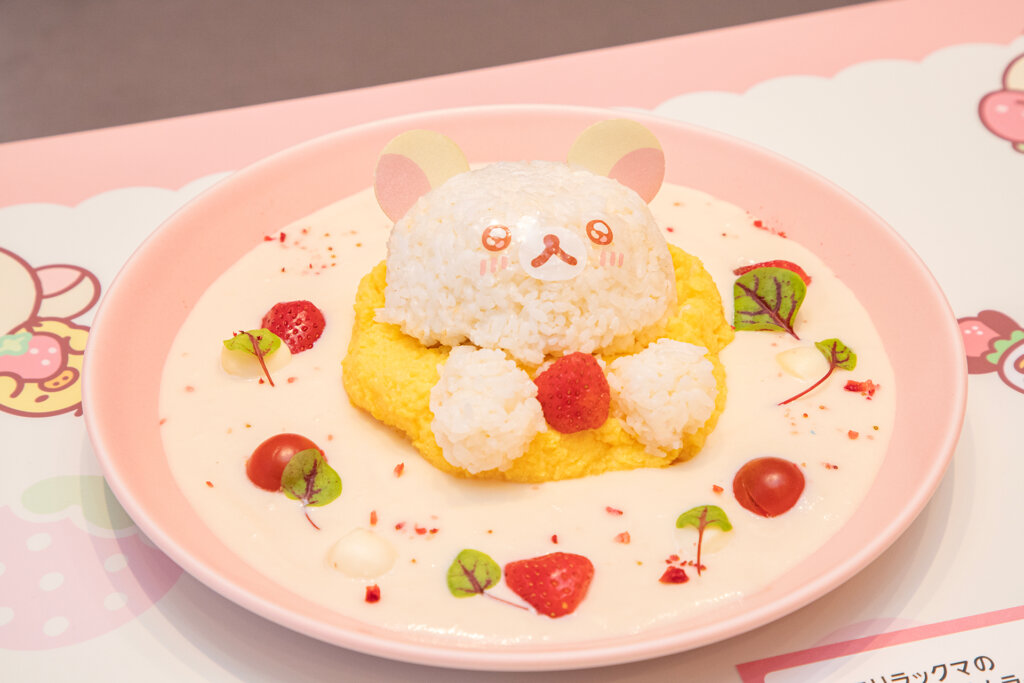 KORILAKKUMA 20th ANNIVERSARY CAFE　会場風景　メニュー