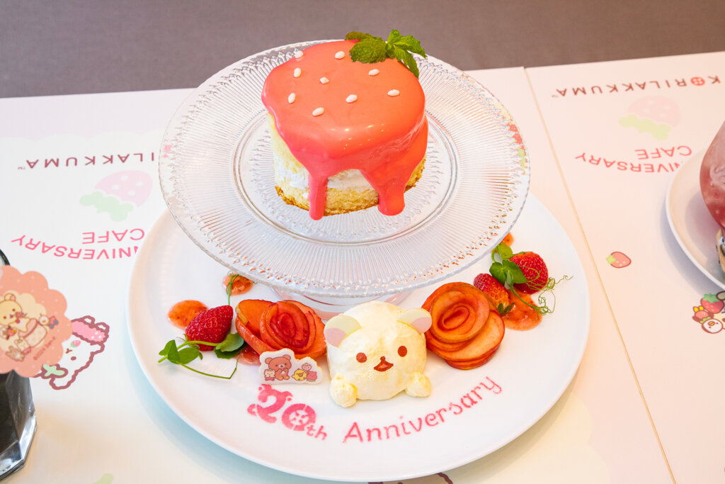 KORILAKKUMA 20th ANNIVERSARY CAFE　会場風景　メニュー