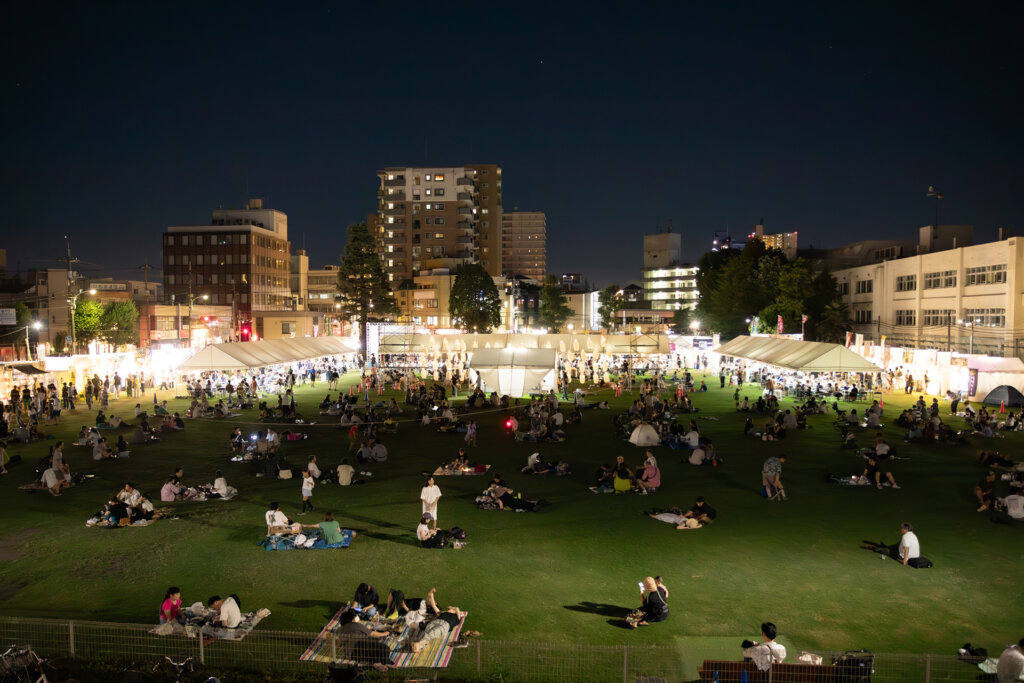 町田シバヒロ　夜の様子