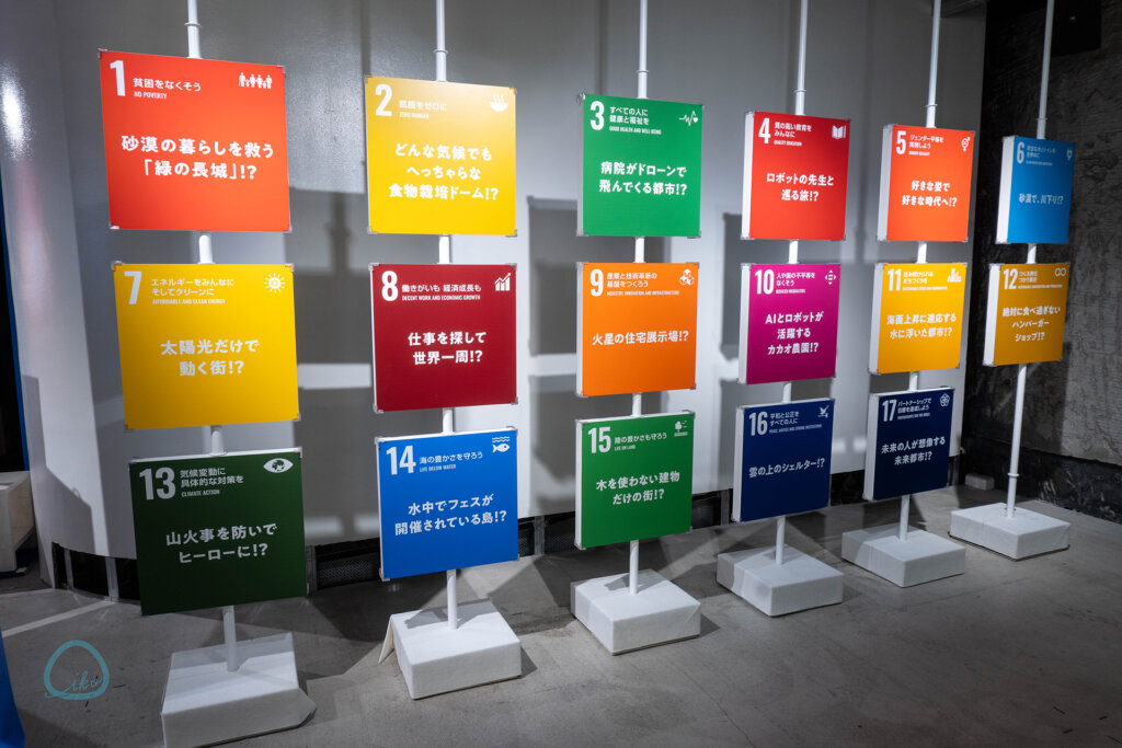 きみとAIの!?な未来旅行展　SDGsパネル