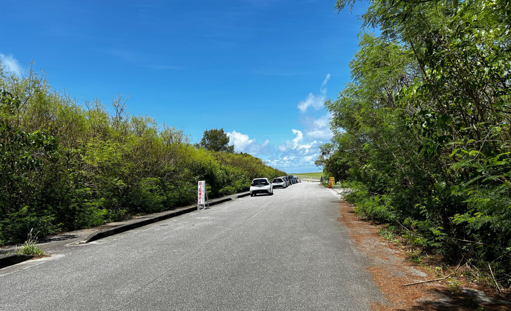 沖縄　下地島　17END　駐車場