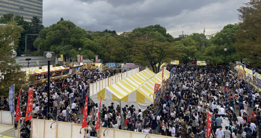 北海道フェアin代々木　会場風景