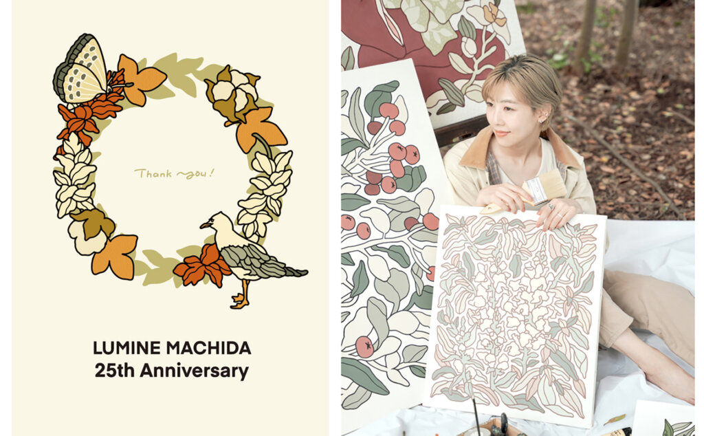 LUMINE MACHIDA 25th ANNIVERSARY Week 糸川優ライブペイント