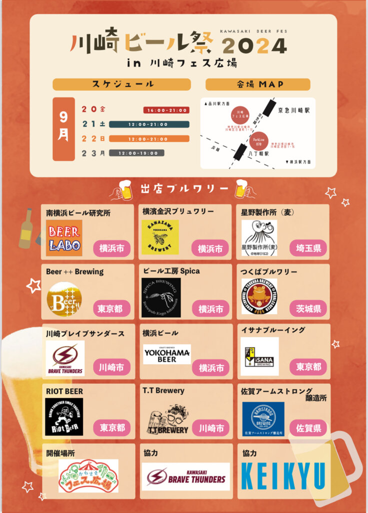 川崎ビール祭　ポスター