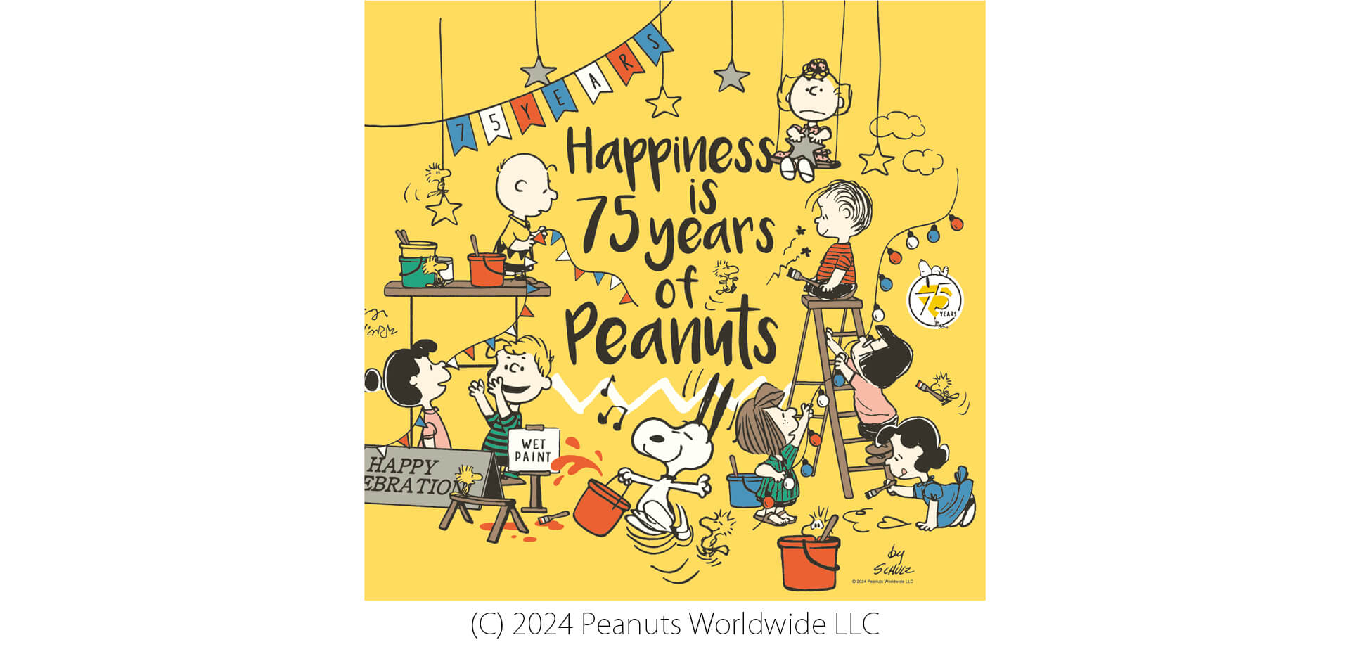 PEANUTS75周年期間限定ショップ 東京駅特別装飾