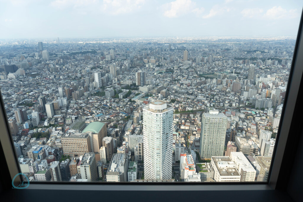 サンシャイン60展望台からの眺め