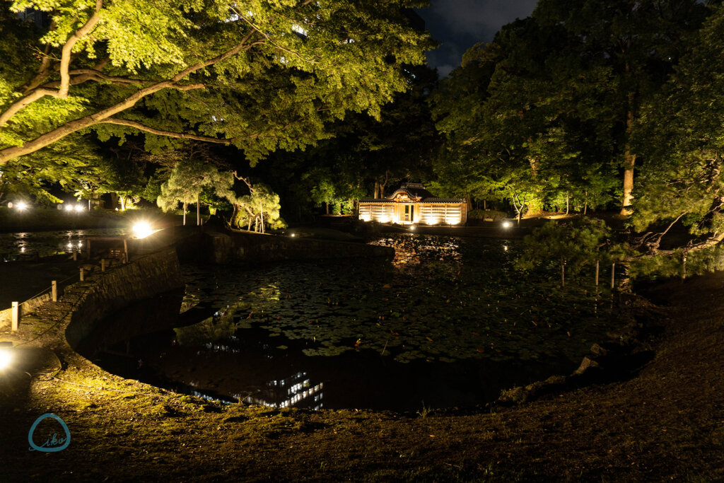 夜間特別開園 秋の夜長の小石川後楽園　唐門