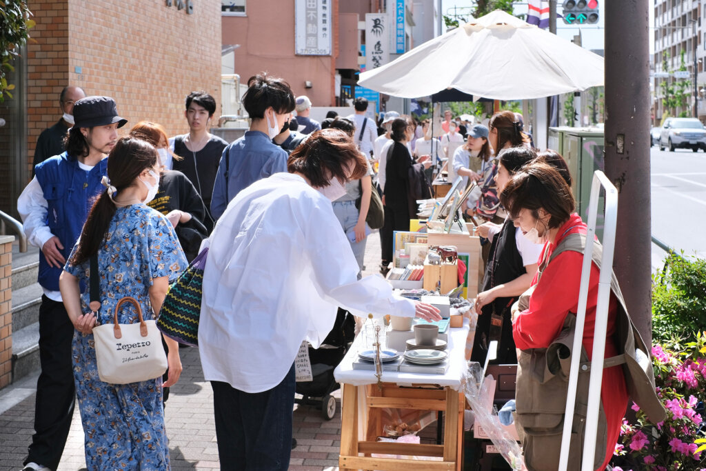 目黒マルシェ会場風景