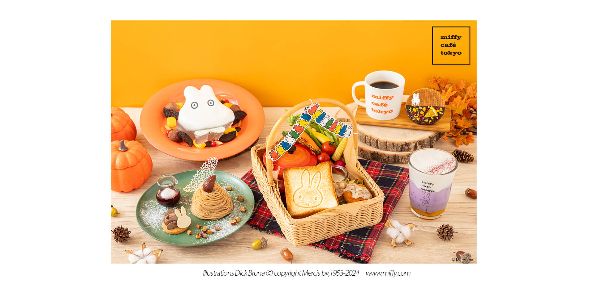 Harvest festival & miffy café tokyo 1st Anniversary