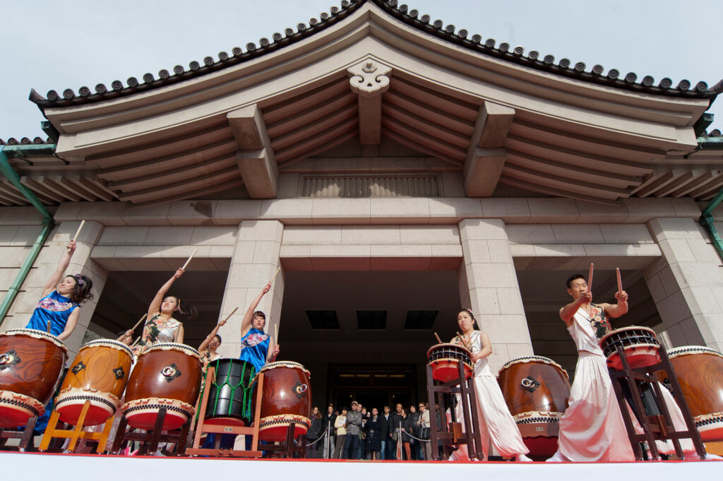 東京国立博物館 博物館に初もうで 和太鼓