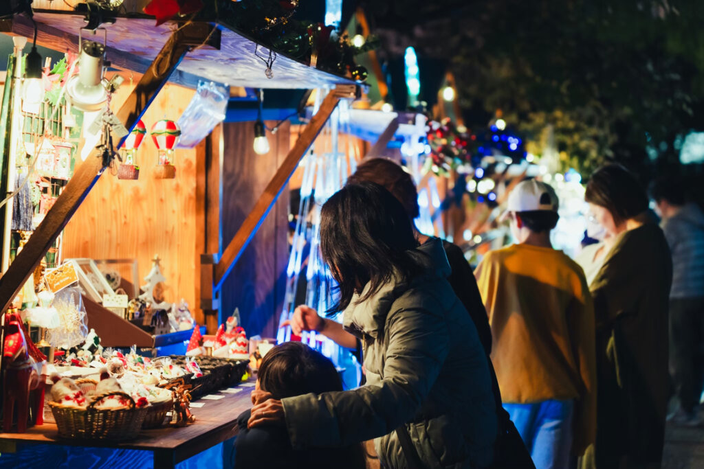 Christmas Night Market in Chiba Park 2024