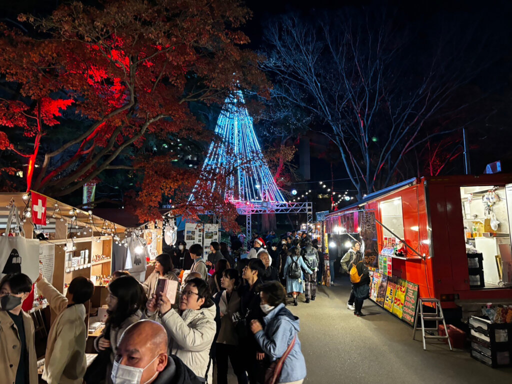 Christmas Night Market in Chiba Park 2024