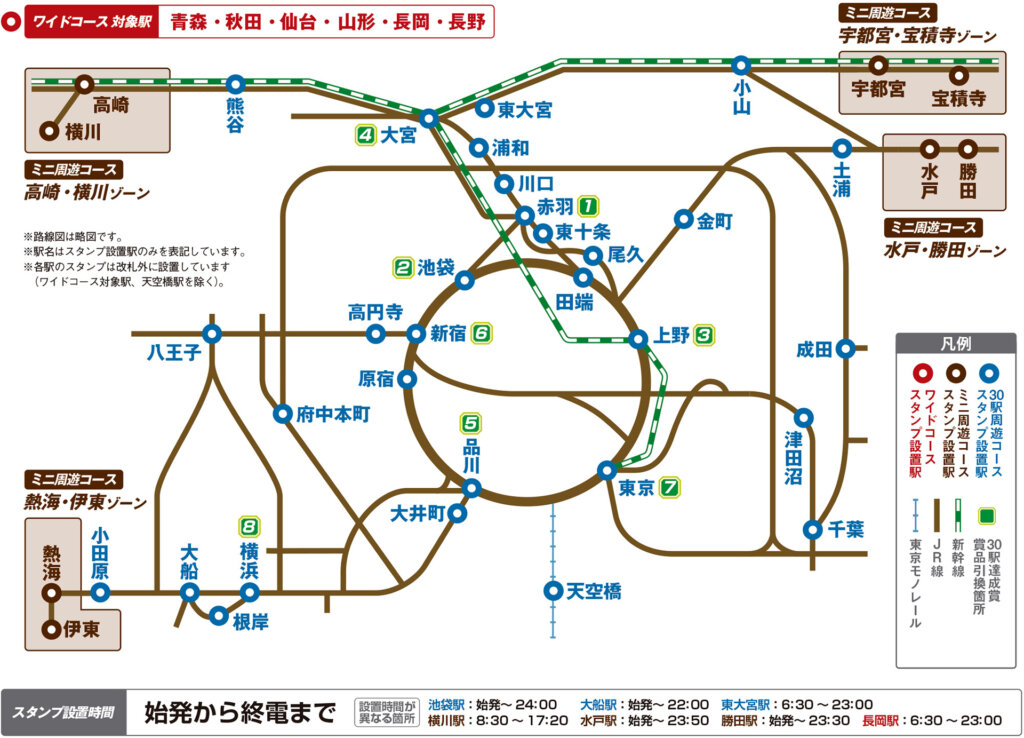 ＪＲ東日本 トレインスタンプラリー ー鉄路を駆ける栄光の車両たちー