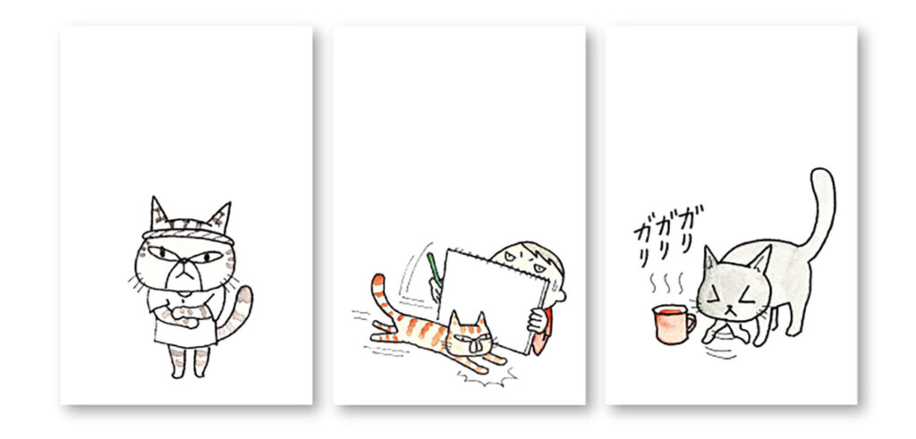 漫画「コロコロ毛玉日記」の原画展