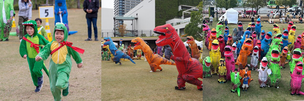 有明ガーデン「ありあけ恐竜ガーデン」恐竜レース