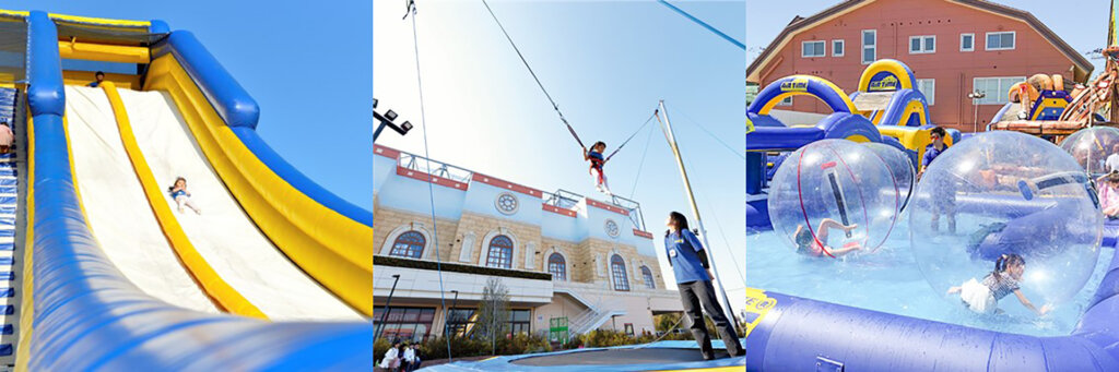 有明ガーデン「ありあけ恐竜ガーデン」フワフワ遊具