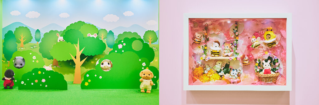 シルバニアファミリー展40th 会場風景