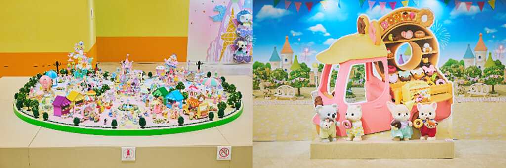 シルバニアファミリー展40th 会場風景