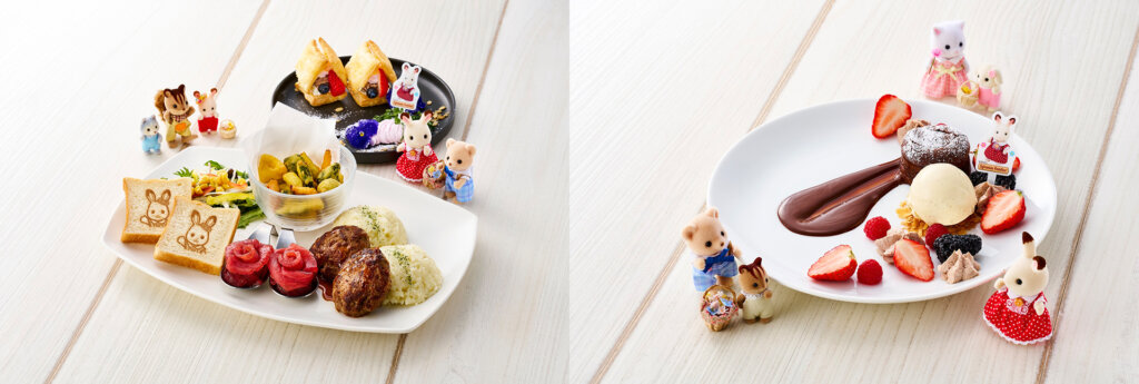 シルバニアファミリー展40th コラボメニュー