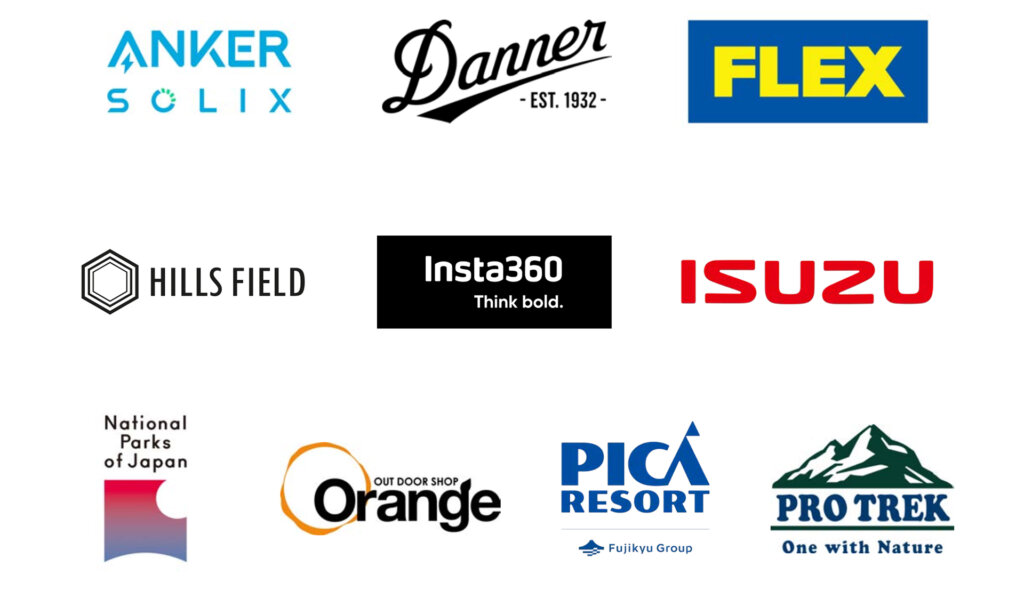 TOKYO OUTDOOR SHOW 2025　出店社リスト