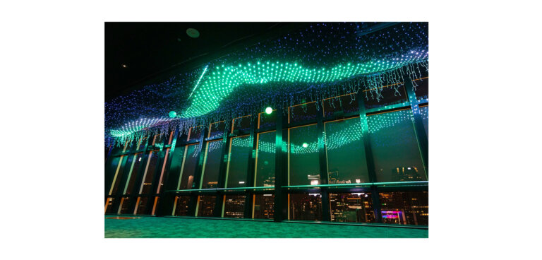 東京タワー 七夕まつり2025　オーロラのようなイルミネーション