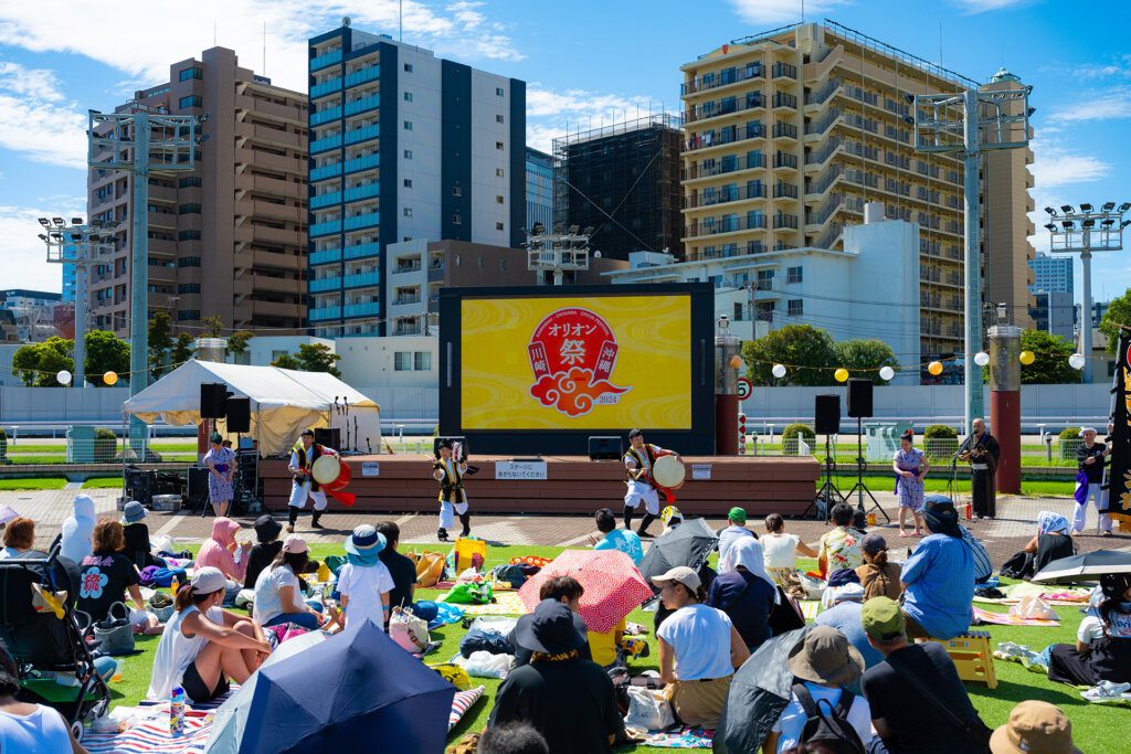 川崎・沖縄オリオン祭 野外会場風景