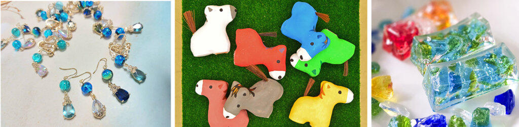 川崎・沖縄オリオン祭 アクセサリー作りのワークショップ