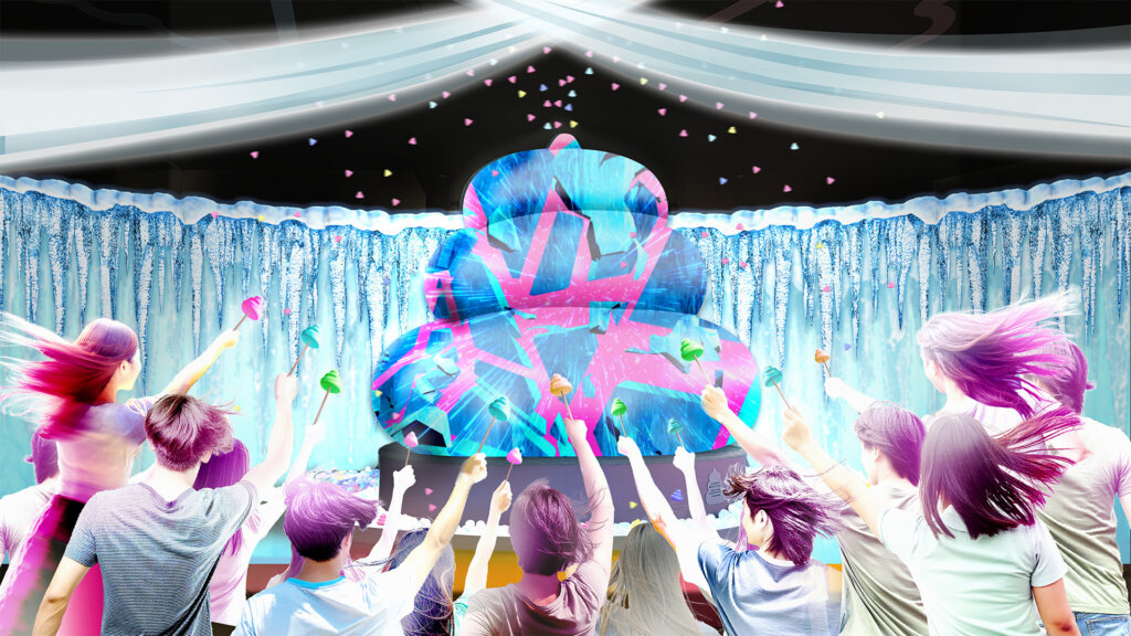 ひえひえ!!うんこ夏祭り2025　ボルケースの様子