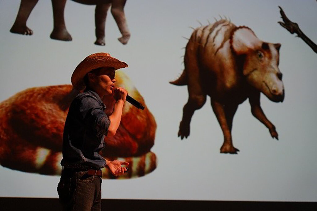 ダイナソーズイマージュ~恐竜世界大出現~ 恐竜くんトーク