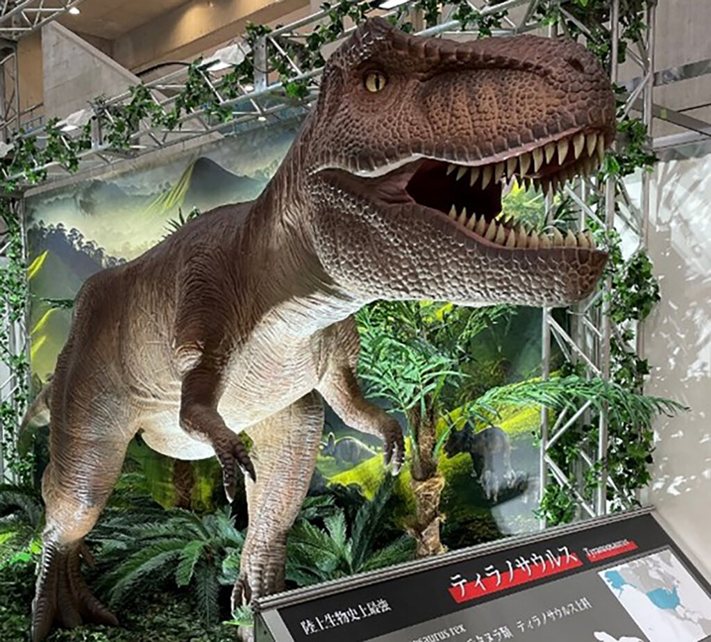 さいたま恐竜展 展示恐竜レプリカ