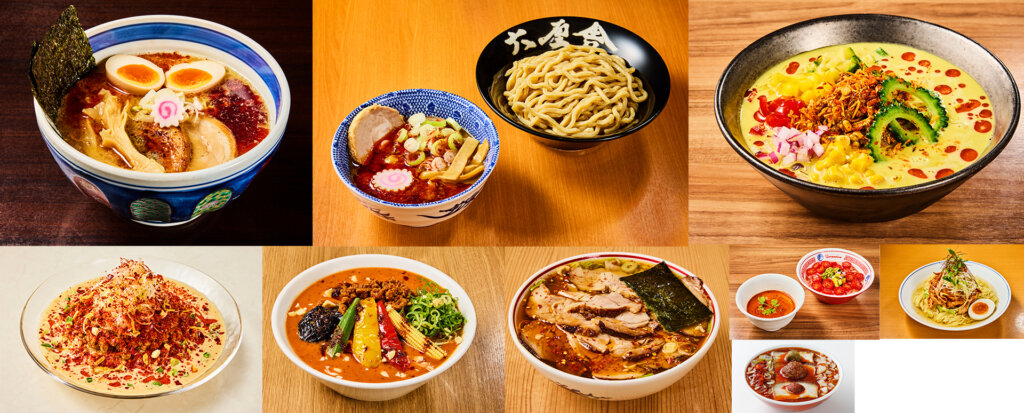 旨辛フェア〜冷辛vs熱辛〜 東京ラーメンストリート　販売ラーメン一覧