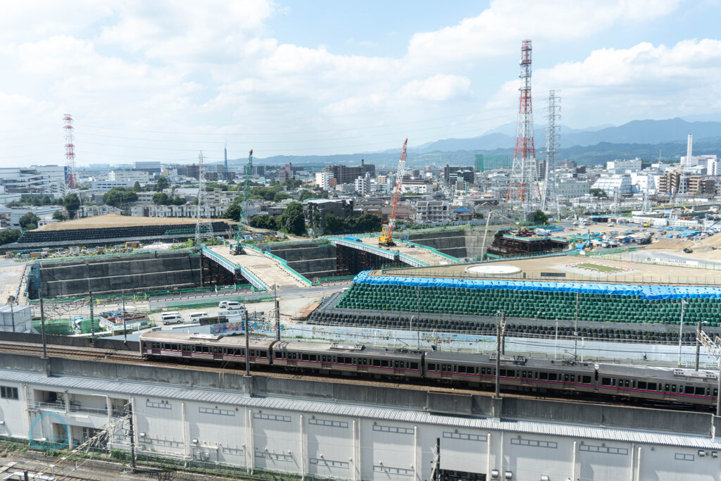 相模原リニア中央新幹線 工事の様子