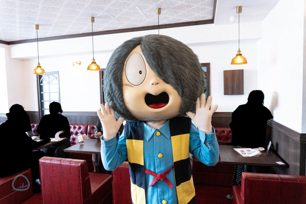 調布 鬼太郎茶屋はなれ 鬼太郎の人形